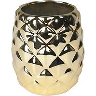 Becher pineapple, 9x10,5 cm, gold