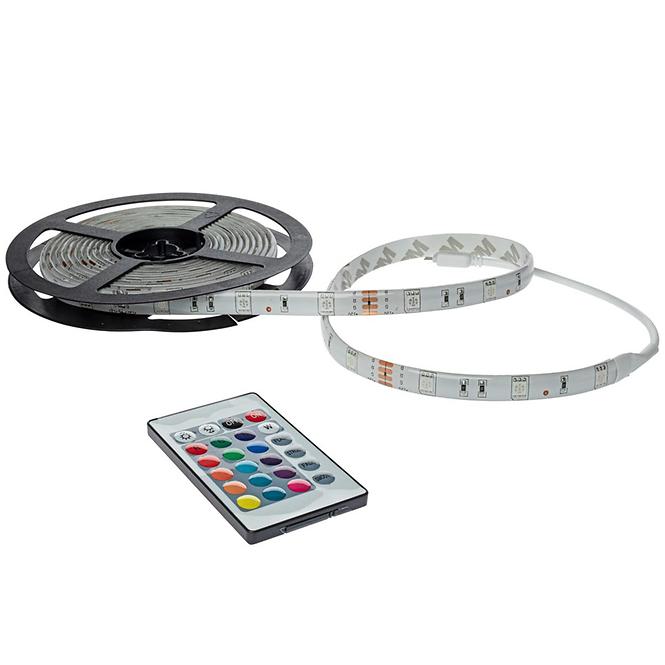 Set RGB 3m 21,6W 90LED IP65 EK857