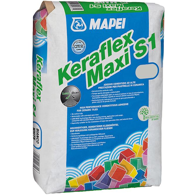 Flexibler Kleber für Fliesen und Bodenfliesen  Keraflex Maxi C2TE S1 25 kg Grau