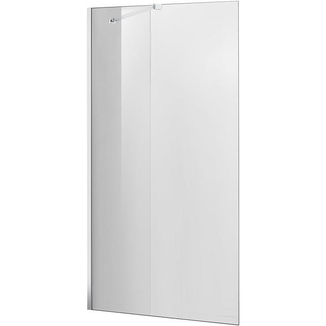 Wand WALK-IN Rode 90x195 klar - Chrom