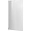 Wand WALK-IN Rode 90x195 klar - Chrom