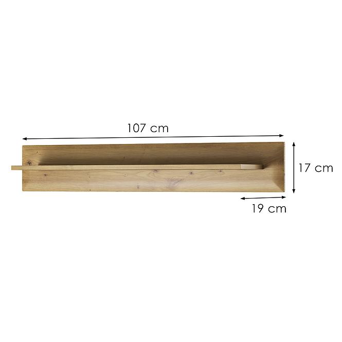 Regal Nordi 107cm Eiche Artisan