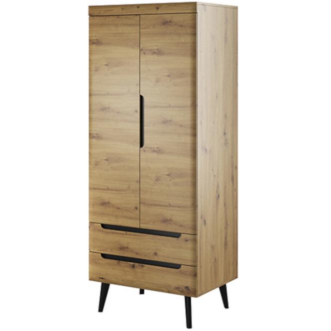 Schrank Nordi 80cm Eiche Artisan