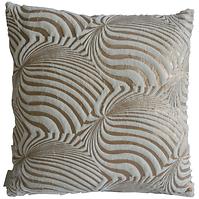 Dekorativer Polster, 45x45cm, Gold/Weiß 