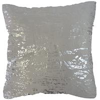 Dekorativer Polster, 45x45cm, Grau/Silber  
