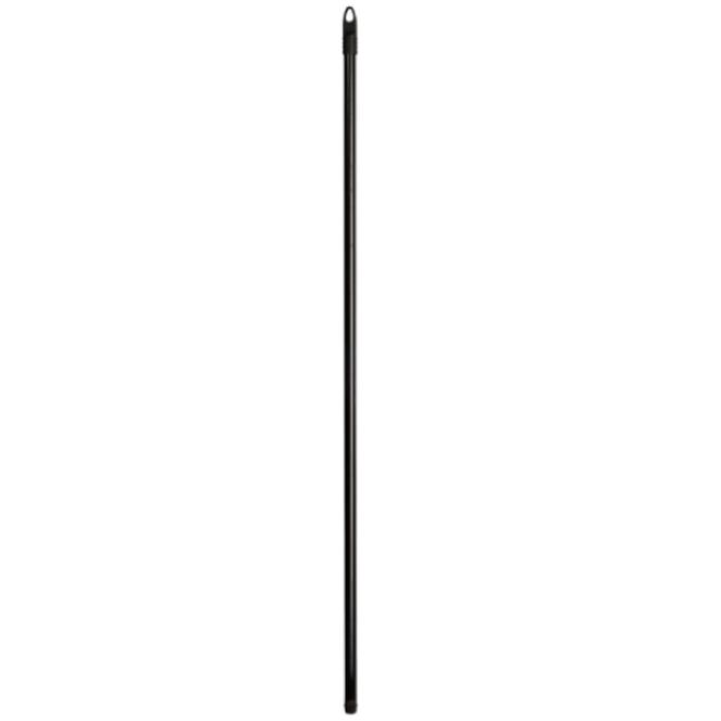 Metallaufsatz für Besen Schwarz mit Stopper 120cm