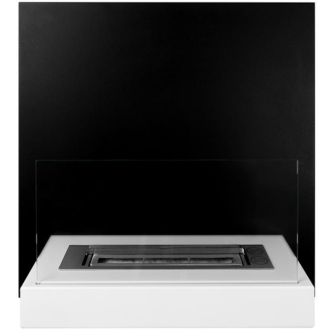 Bio Kamin board Schwarz-Weiß (mit Schreibmöglichkeit der Kreide)