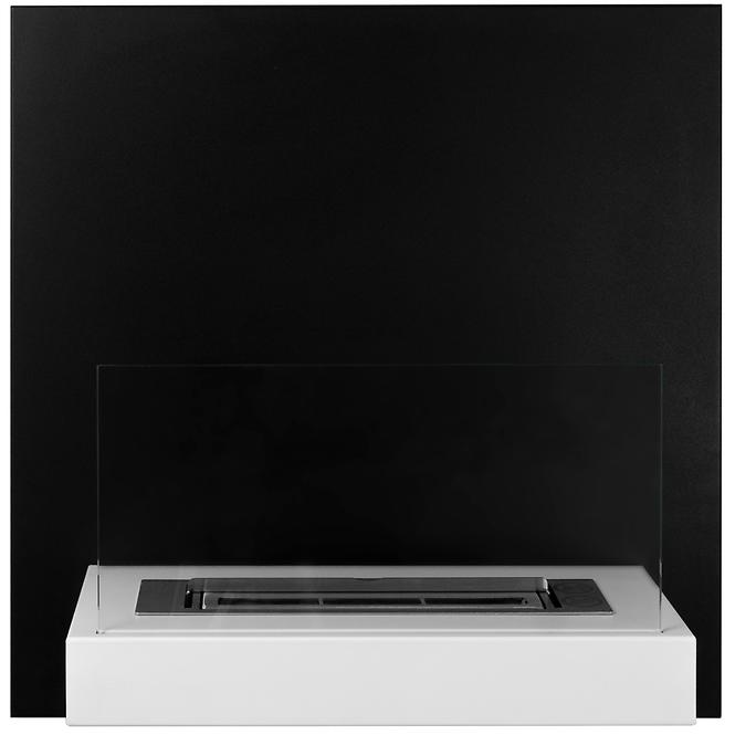 Bio Kamin board Schwarz-Weiß (mit Schreibmöglichkeit der Kreide)