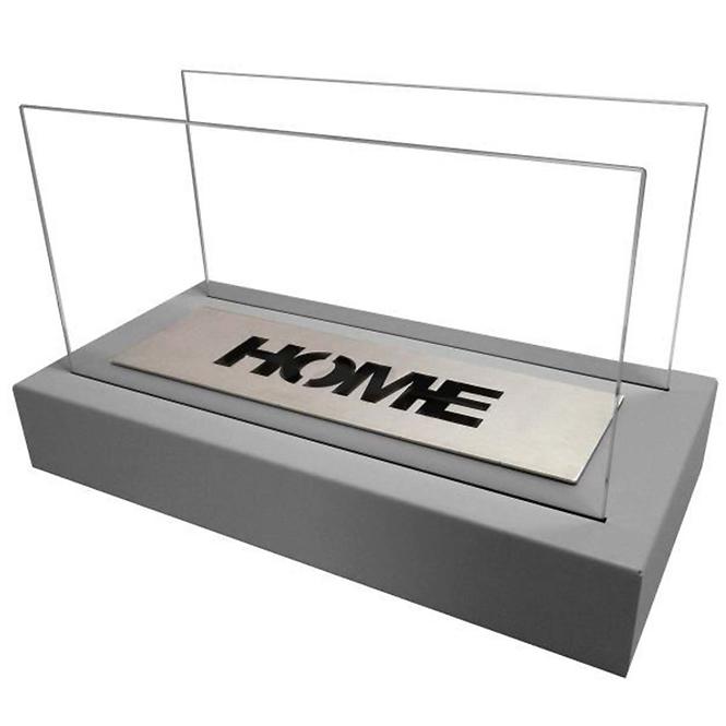 Bio Kamin home Grau strukturell