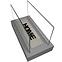 Bio Kamin home Grau strukturell,2