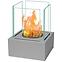 Bio Kamin freistehend Smart Grau strukturell,4