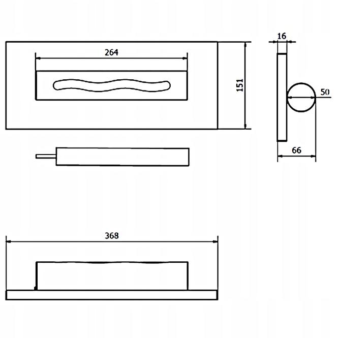 Bio Kamin freistehend Stainless weißer Glanz