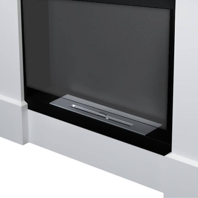 Bio Kamin portalartig Koloseum Pula inkl. Glas