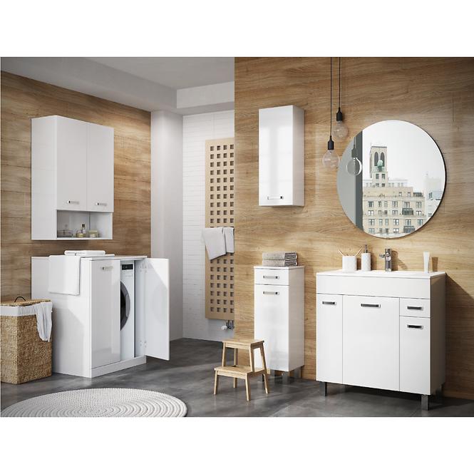Hochschrank UNO 70 2D NAD PRALKE WHITE HG