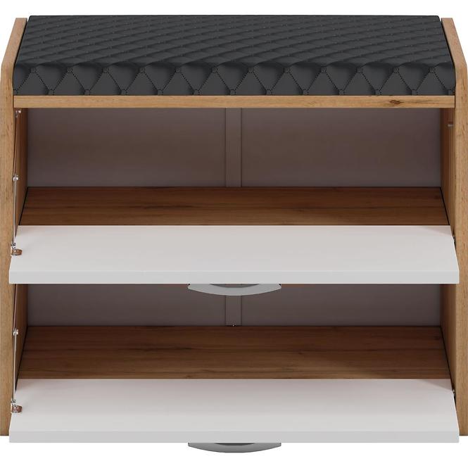 Schuhschrank Mez 59cm Wotan/Weiß