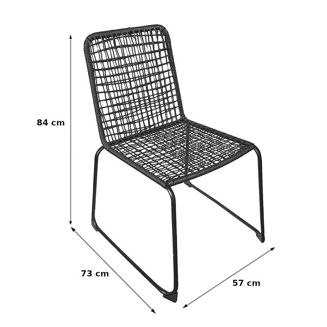 Gartenmöbel Set Tisch + 2 Stühle Kanada