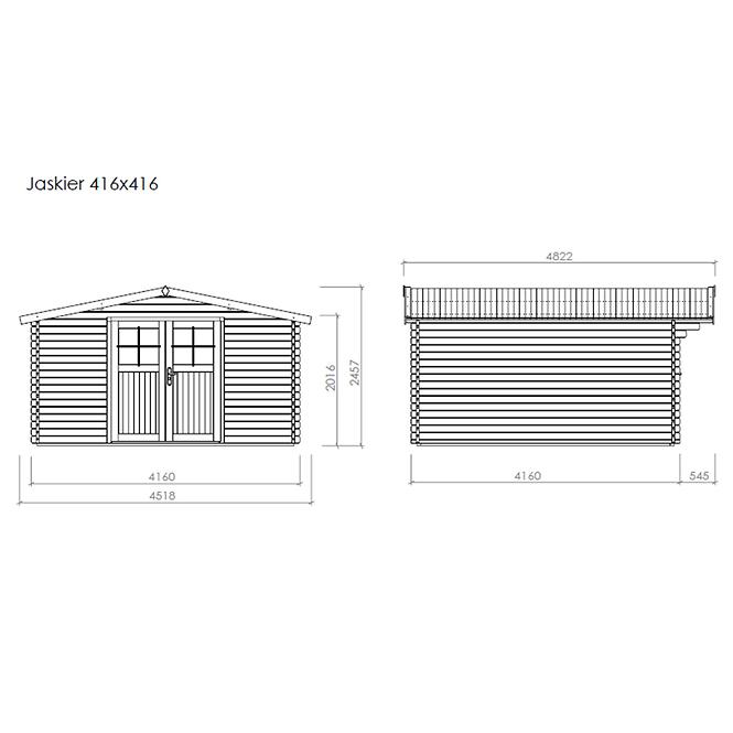 Gartenhouse JASKIER 400x400