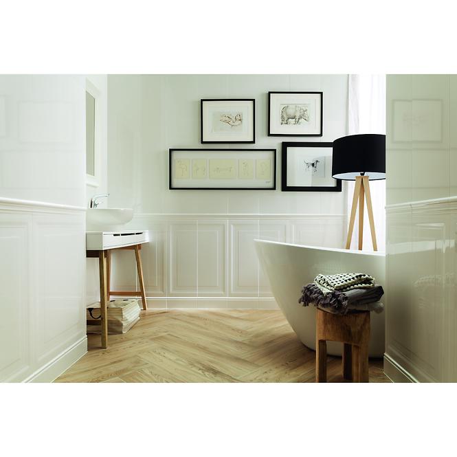 Wandfliesen Royal Place White 1 Str 29,8/74,8