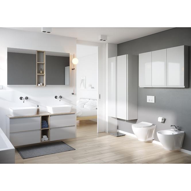 Wand Toilettenschüssel Moduo A29 clean  mit Sitz 