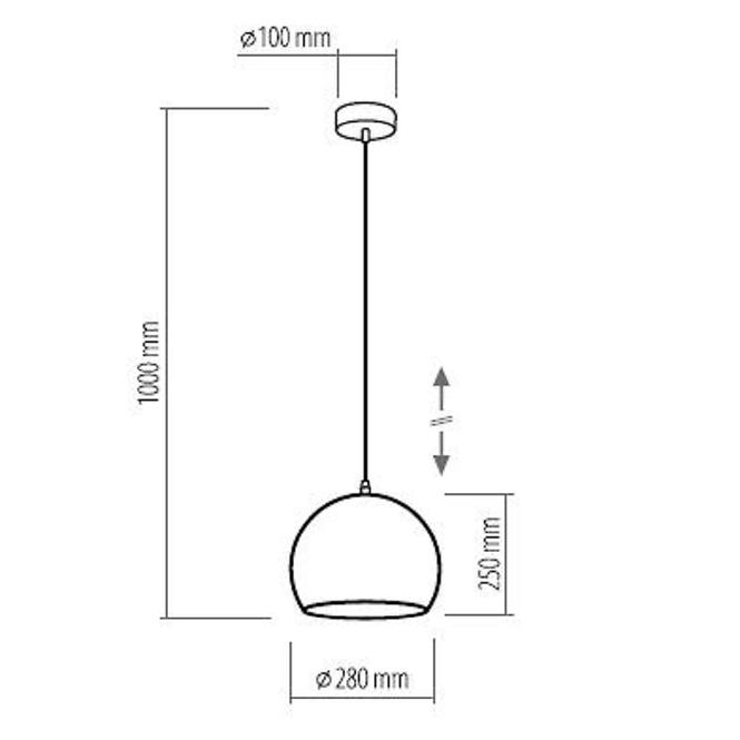 Leuchte Yoda Black Orbit 2085 LW1