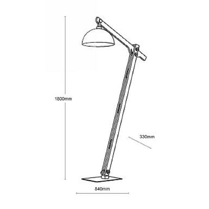 Stehlampe Oslo 5023 LP1