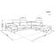 Ecksofa Conti R Tatum 274 + Tatum 272,7
