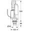 Wiederaufbauset für Doppelspülung WASTE VALVE 38736000,2