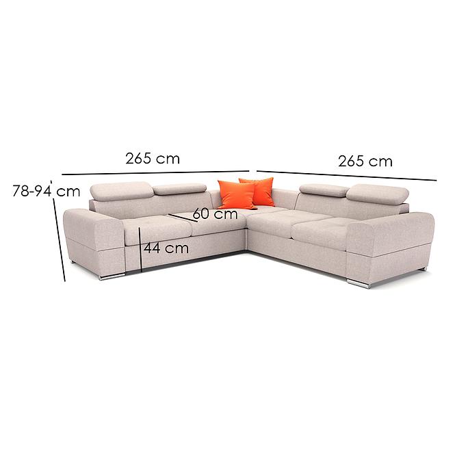 Ecksofa Primo U Look 2 + Look 13