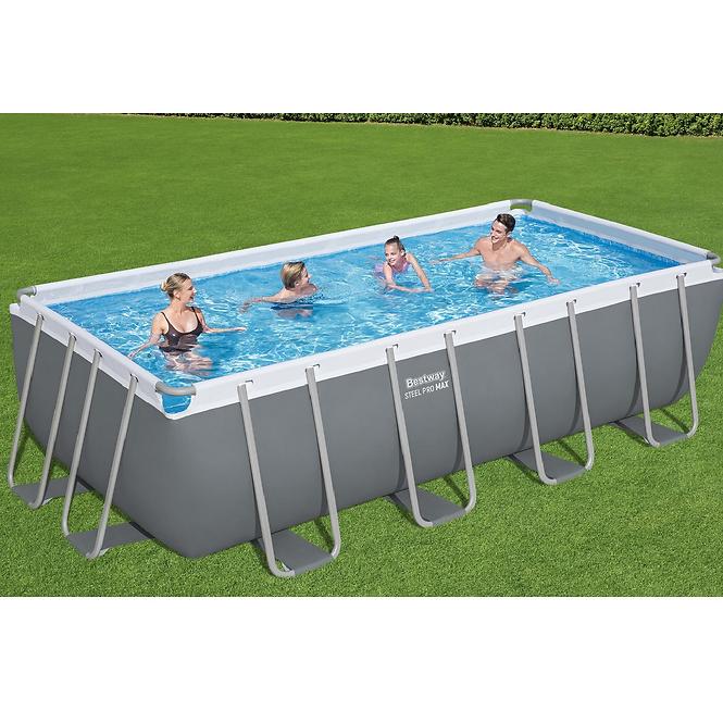 Rechteckiger Pool 4,88x2,44x1,22m Zubehör