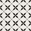 Bodenfliese Clover black pattern 29,8/29,8
