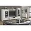 TV Tisch Brugia 161cm Grau/Weißer Glanz,6