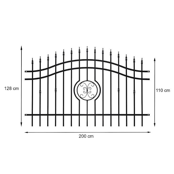 Bogen – zaunrahmen Agat 2m/1,1–1,28m