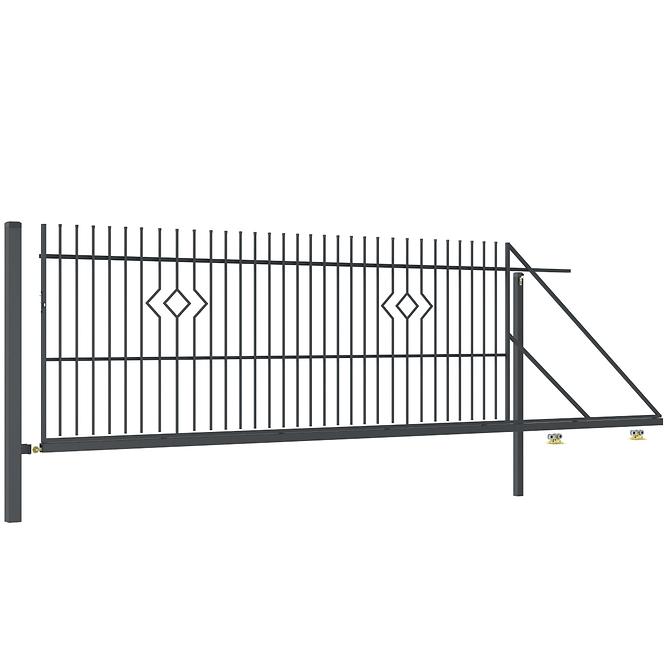 Schiebetor Porto II rechts 4m/1,5m