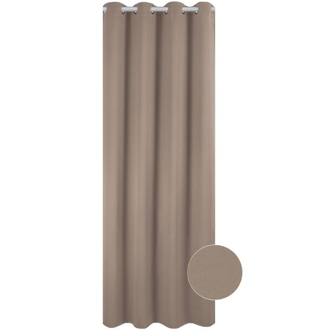 Vorhäng ZITA 140X250 19864 Blackout beige