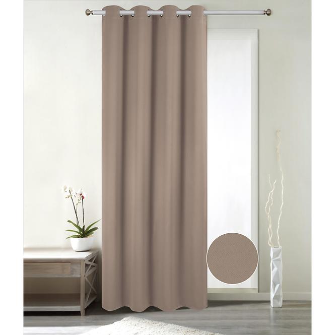 Vorhäng ZITA 140X250 19864 Blackout beige