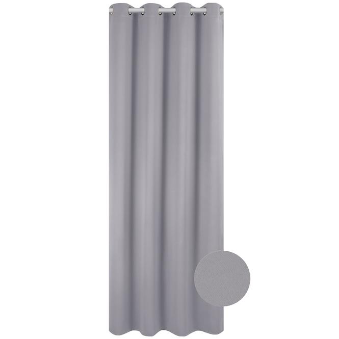 Vorhäng ZITA 140X250 19865 Blackout Grau