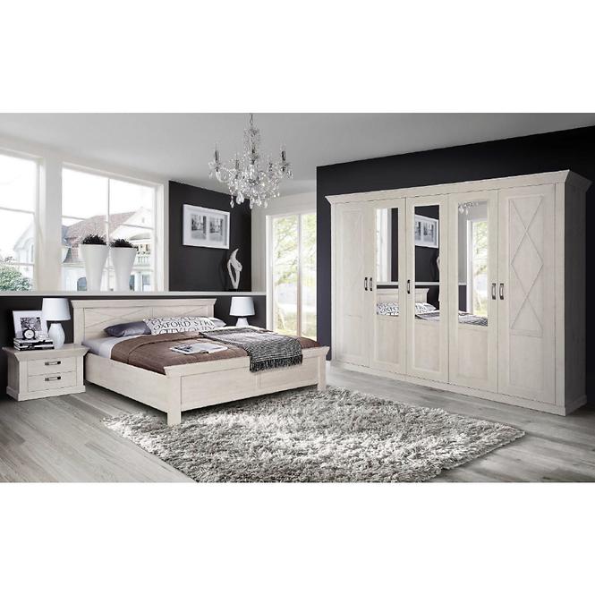 TV Tisch Kashmir 147cm Pina Weiß
