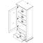 Vitrine Kashmir 78cm Pina Weiß,4