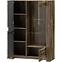 Vitrine Belveder 102cm Eiche Stirling LED,2