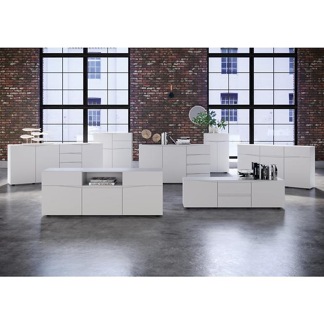 Tv Tisch Lucca 150cm Weiß