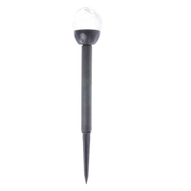 Solarleuchte 1 LED BY-131576 glas rund 6