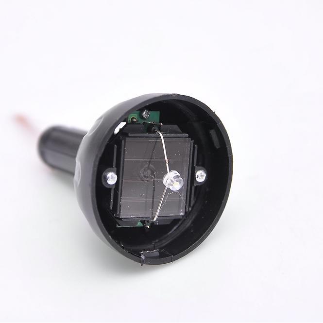 Solarleuchte 1 LED BY-131576 glas rund 6