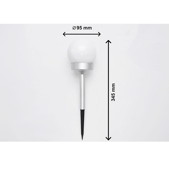 Solarleuchte 1 LED BY-131578 weiß rund
