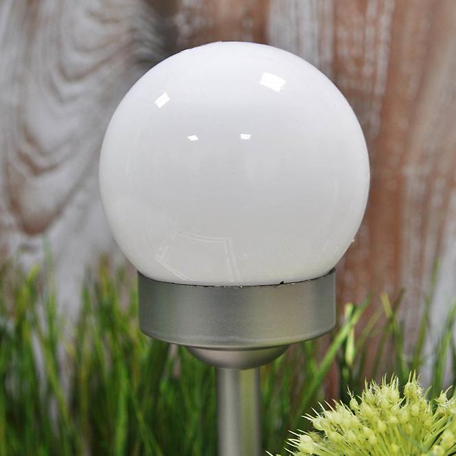 Solarleuchte 1 LED BY-131578 weiß rund