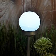 Solarleuchte 1 LED BY-131578 weiß rund