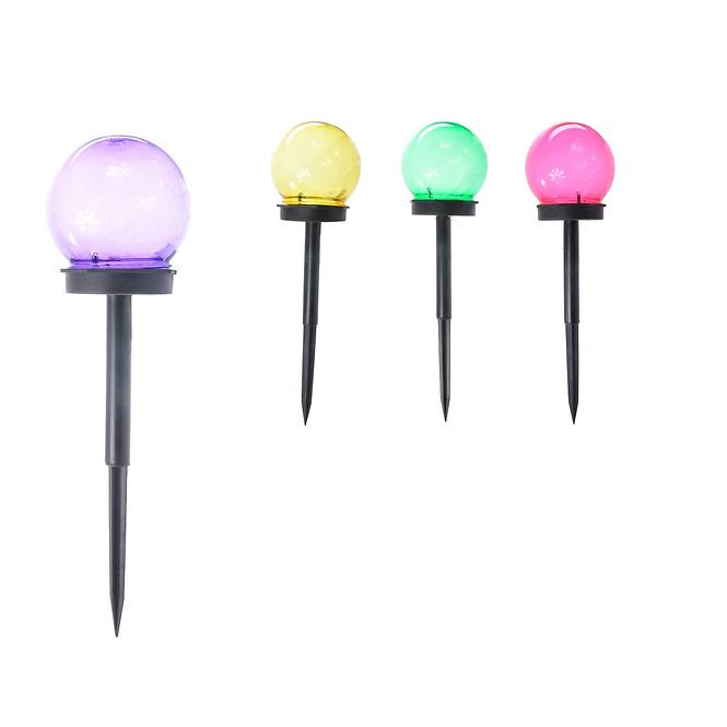 Solarleuchte 1 LED BY-131583 rund mix