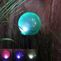 Solarleuchte 1 LED BY-131583 rund mix