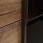 Schrank Galaxy 220cm Eiche Monastery/ Schwarz Gloss,3