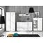 Schrank Lumes 60cm Weiß Glanz/Beton,16