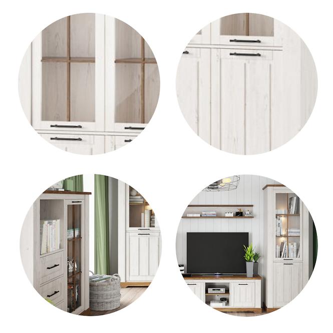TV Tisch Country 163cm Eiche Stirling/Keifer Andersen 